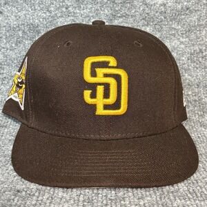 San‎ Diego Padres 1978 All-Star Game Patch Brown Fitted Hat Pink UV 7 1/8